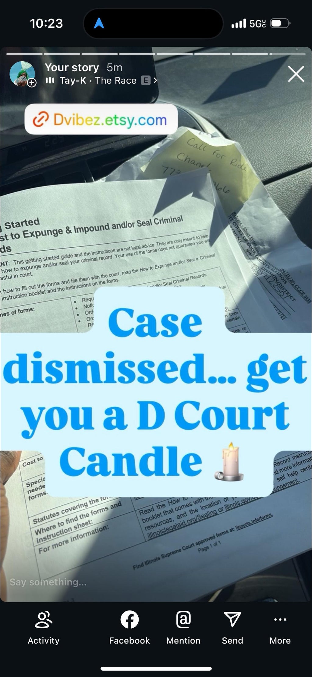 D Divine Favor Candle