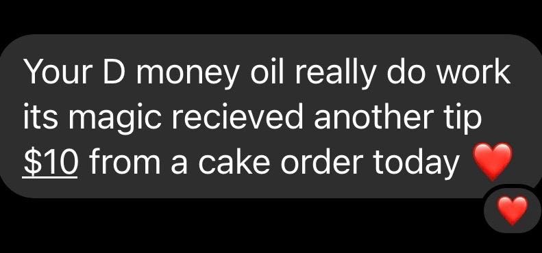 D Money Oil ( Works 99.99%) BECOME LUCKY