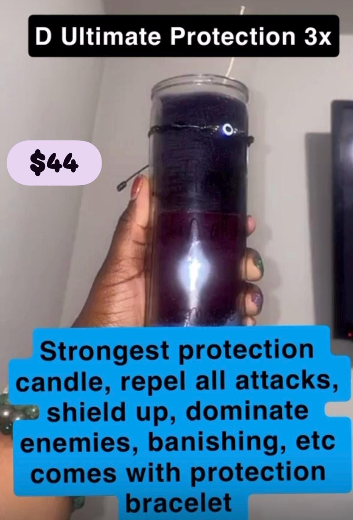 D Ultimate Protection Candle