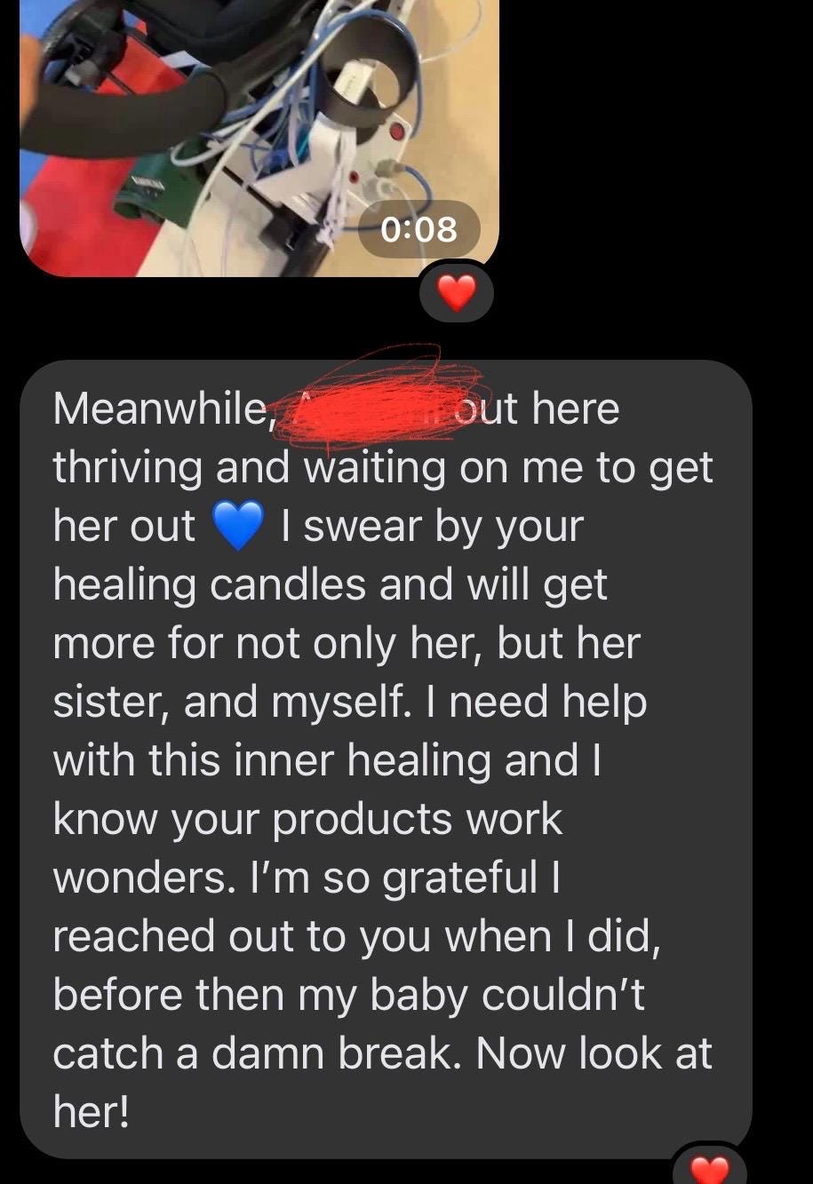D Heal Me Candle