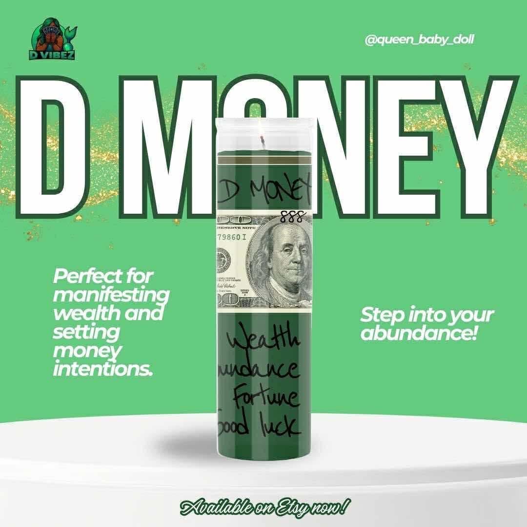 D Money Candle (BESTSELLER 5 STARS)